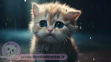 تصویر پروفایل گربه غمگین