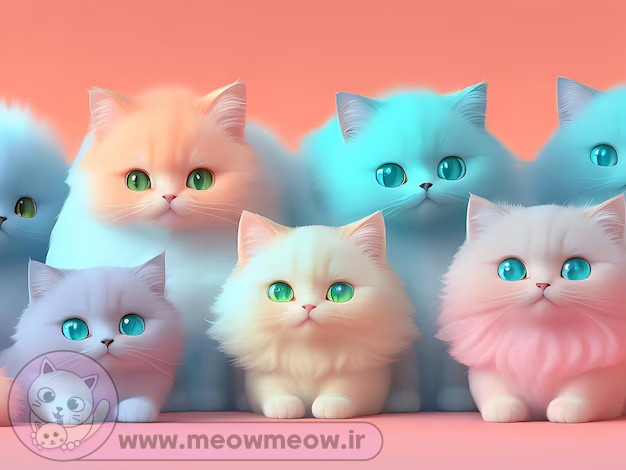 عکس گربه های کارتونی کیوت